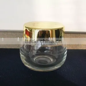 Transparent Glass Cosmetic Jar thumbnail-1