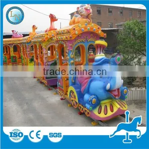 Hot Sale Amusement Electric Kids Train Elephant Train for Sale thumbnail-1