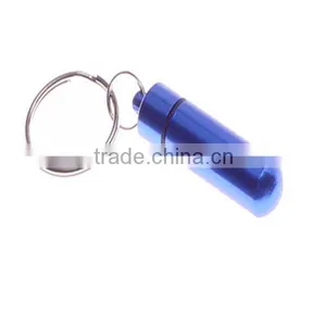 Aluminium Usefull Keychain Pill Holder thumbnail-1
