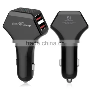 Sidiou Group 4 USB Port Car Charger High Output Car Charger for IOS and Andriod Devices thumbnail-3