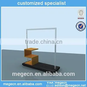 Garment Unit Stainless Steel Clothes Hanging Display Rack thumbnail-2