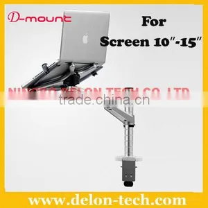 New Universal Aluminum Desk 10" 15"computer Bracket Tablet Mount Laptop Holder thumbnail-1