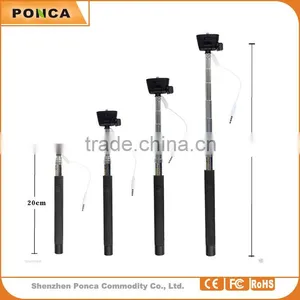 2015 Wholesale Selfie Stick Smart Phone Extendable Hand Held thumbnail-1