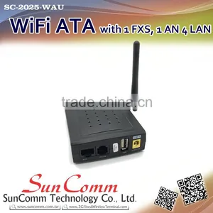 SC-2025-WAU With 1FXS, 1WAN, 4LAN, 1USB WiFi ATA thumbnail-2