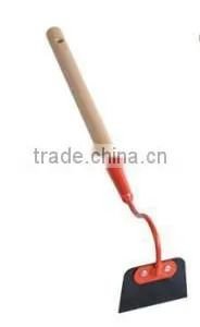 Good Quality Small Garden Hoe H305A With A-class Hard Wood Handle thumbnail-1