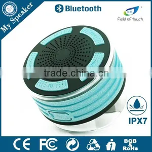 My Speaker F013 Black With Sky Blue New Arrival LED Wireless Bluetooth Waterproof Speaker thumbnail-4