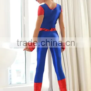 Hot Selling Polyester Fashionable Close-fitting Spiderman Nylon Sexy Super Lingerie With Blinder thumbnail-4