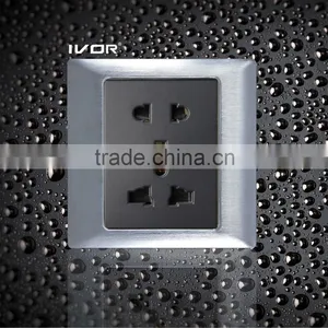 Wall Switch 1 Gang 2 Pin & 3 Pin Universal Socket thumbnail-1