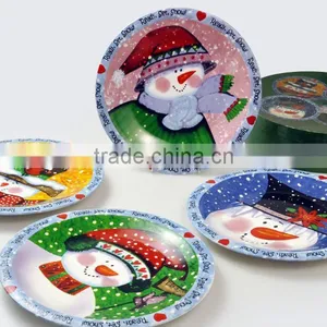 Ceramic Pizza Dinner Plate,christmas Ceramic Dinner Plates,western Ceramic Plate thumbnail-1