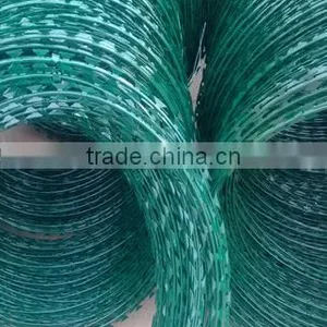 Wholesale BTO-22 Powder Coated Razor Barbed Wire thumbnail-1