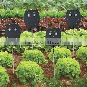 Metal Garden Scare Owl on Spring thumbnail-1