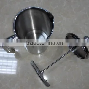 Mirror Finishing Stainless Steel French Press Coffee Pot thumbnail-2