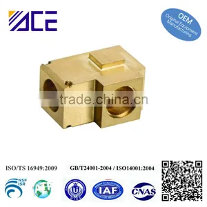 Brass Machined Three Way Connector thumbnail-1