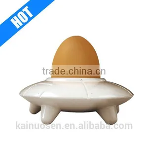 Hot Sale Cheap Ceramic Porcelain Flying UFO Egg Holder thumbnail-1