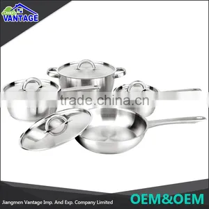 Wholesale Stainless Steel Cookware Color Coating 8pcs Stainless Steel Cookware Set thumbnail-5