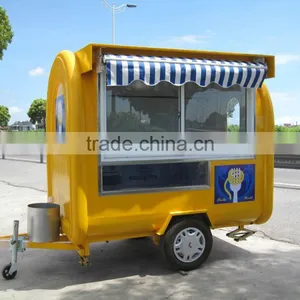 Mobile Food Trailer Portable Snack Food Cart Trailer thumbnail-1