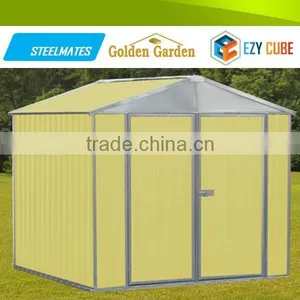 Green Galvanized Steel Sheet Decorative Storage Shed With Good Deisgn thumbnail-6