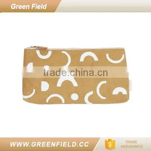 Washable Kraft Paper Custom Zipper Pouch Pencil Case thumbnail-2