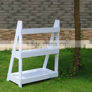 Latest Style Garden Wood Flower Rack Flower Display Shelf Plant Stand thumbnail-4