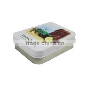 Small White Mini Tin Box thumbnail-1