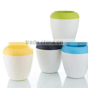 Plastic Oval Shape Flower Pots Without Pallet thumbnail-2