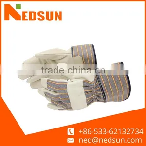 Durable Cowhide Safety Leather Working Gloves thumbnail-1