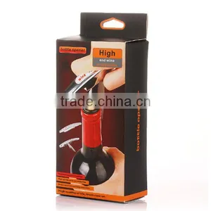 Wine Corkscrew Opener + Silicone Stopper Wine Accessories Gift Set thumbnail-1