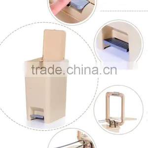 Colorful Rectangel Press&Foot Trash Bin Garbage Bin thumbnail-2