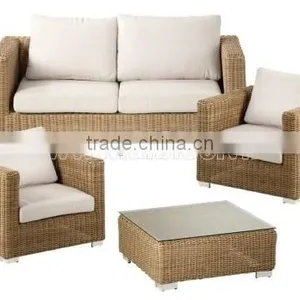 Outdoor Furniture Rattan Sofa Set Of 4 Pcs thumbnail-1