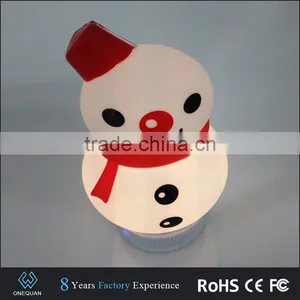 2017 New Wireless Snowman Shape Bluetooth Speaker With Color Changing Mood Light thumbnail-4