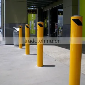 Wrought Iron Powder Coated Traffic Bollard thumbnail-5