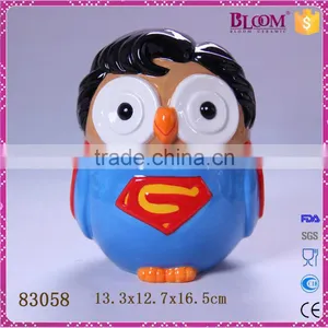 Children Ceramic Superman Shape Money Boxes Wholesale thumbnail-1