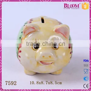 Personalized Pig Shape Ceramic Money Saving Box thumbnail-1