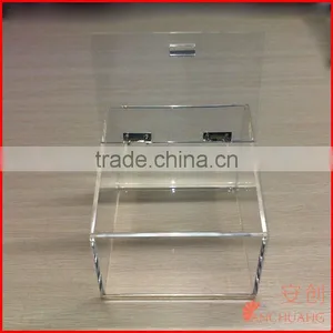 Clear Acrylic Display Box With Lock thumbnail-1