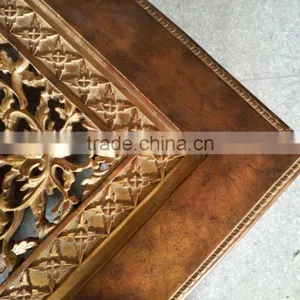 MO-0418-01 Antique Furniture Square Coffee Table for Home Decor thumbnail-4