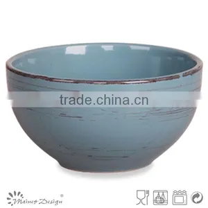 5.5 Inch Ceramic Stoneware Handpaiting Cereal Bowl thumbnail-5