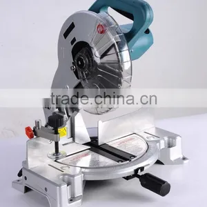 255mm 10in 1650w Power Wood/Aluminum Cutting Cut Off Machine Portable Electric Compound Bench Miter Saw thumbnail-2