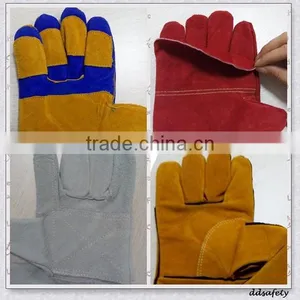 DDSAFETY Safety Gloves Cow Leather Welder Work Gloves Canadian Rigger Glove thumbnail-2