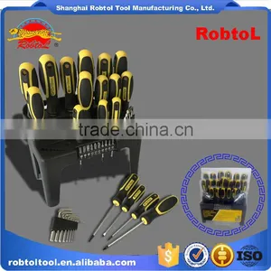 44 in 1 Interchangeable Screwdriver Set Plastic Rack Hex Key Precision Manual Repair Hardware Multi Purpose Tool Kit thumbnail-5