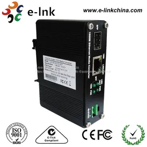 Жёсткий медиаконвертер Ethernet с поддержкой PoE+ от 10/100/1000Base-T до 1000Base-X SFP thumbnail-5