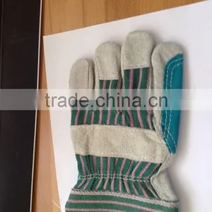 Guangzhou Supply for Safety Cow Split Leather Welding Gloves thumbnail-5