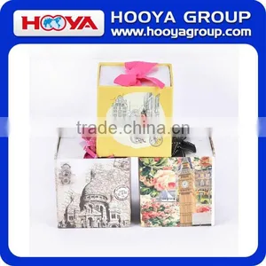Customized Design 9x9x9cm 1000 Sheets Memo Blocks Memo Cube Note Cube Paper Cube Sticky Note With Pen Holder Tied With Ribbon thumbnail-1