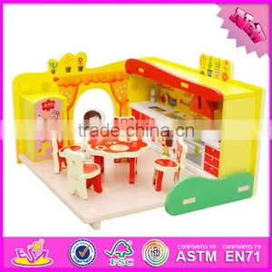 2017 New Design Children Pretend Play Wooden Diy Kitchen Toy W03B058 thumbnail-4
