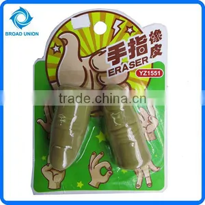 Finger Shape Eraser Rubber Eraser Novelty Eraser thumbnail-1