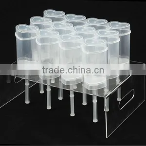 Plexiglass Push Pop Cake Display Stand With Handle, Clear Acrylic Push Pop Display Holder thumbnail-1