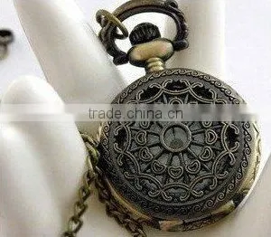 Copper Coated Robot Pocket Watch Necklace/gift/pendent Watch thumbnail-1