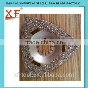 Rasp Quick Release Triangular Carbide Grout Remover Oscillating Multitool Saw Blade thumbnail-1