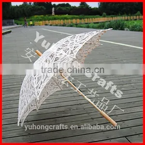 100% Cotton Made Lace Parasol for Promotion thumbnail-3