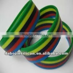 5 Layer Colors Rainbow Silicone Bands thumbnail-1