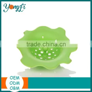Hot New Products Kitchen Rubber Flower Shape Sink Drain thumbnail-1